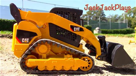 ride on skid steer for kids|riding construction vehicles for kids.